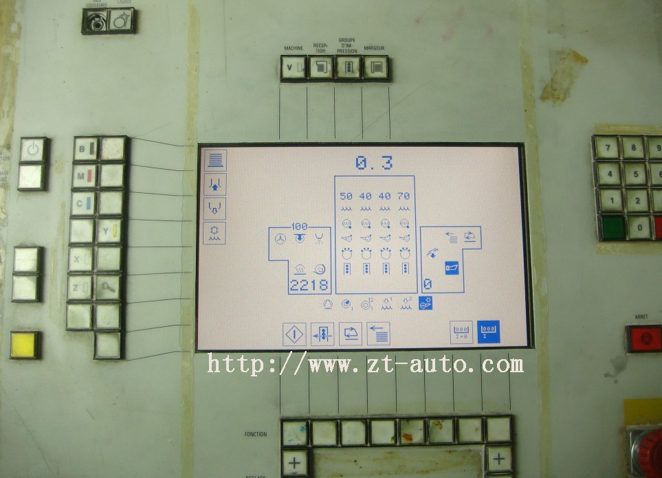长期批量供应海德堡cp窗兼容屏pg400640ra9-led显示屏